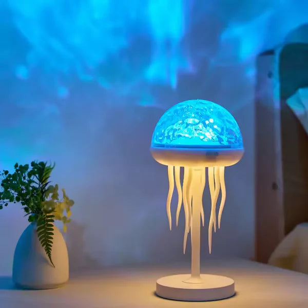 Sparkle & Shine Jellyfish Projection Ocean Wave Night Light