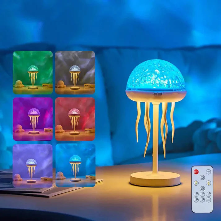 Sparkle & Shine Jellyfish Projection Ocean Wave Night Light