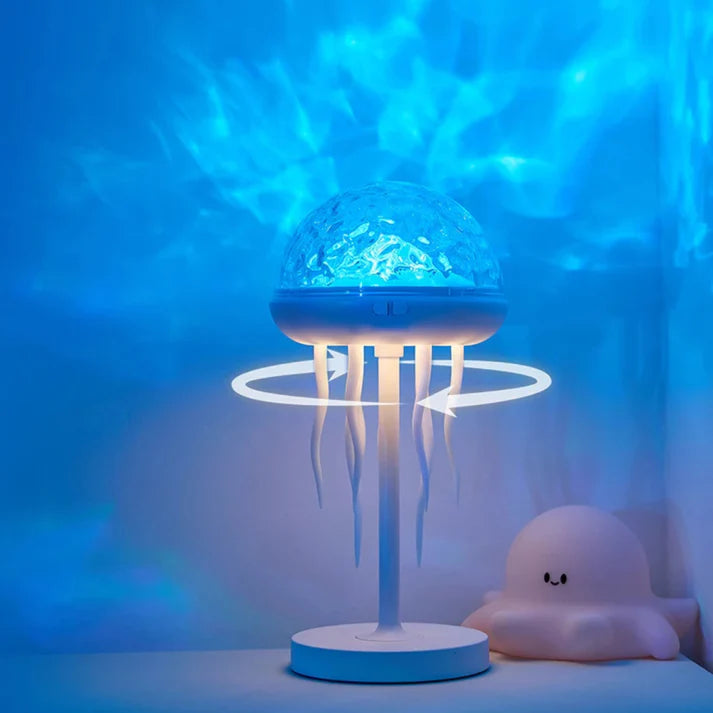 Sparkle & Shine Jellyfish Projection Ocean Wave Night Light