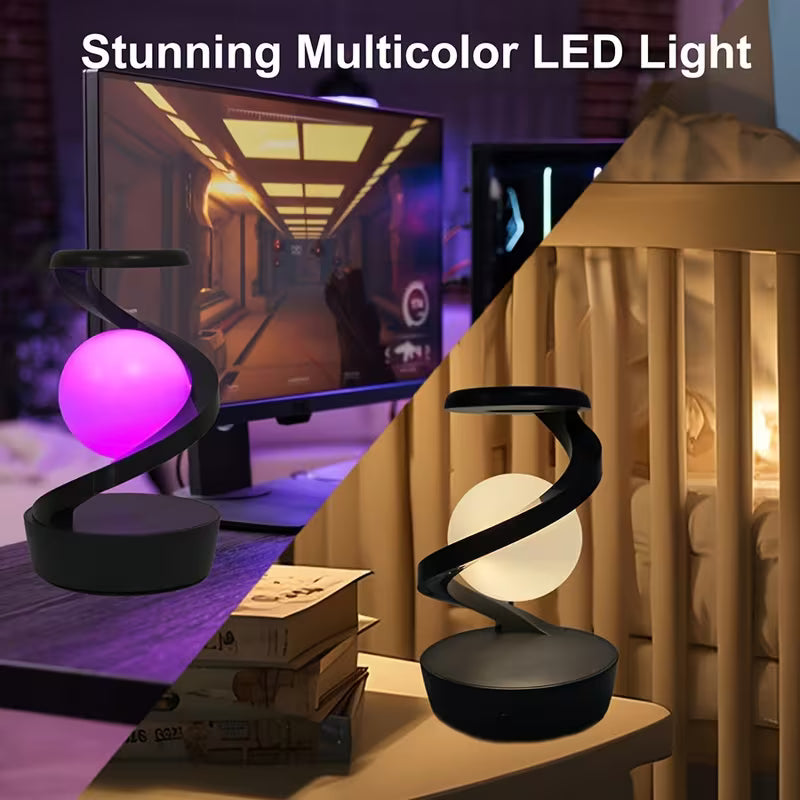 Rotating Motion Sensor Night Light, Rechargeable Bedside Lamp, Bedroom Sleep Warm Light