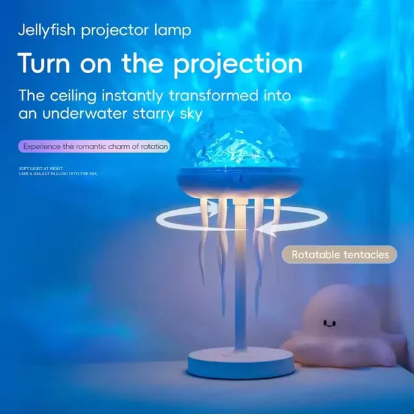 Sparkle & Shine Jellyfish Projection Ocean Wave Night Light